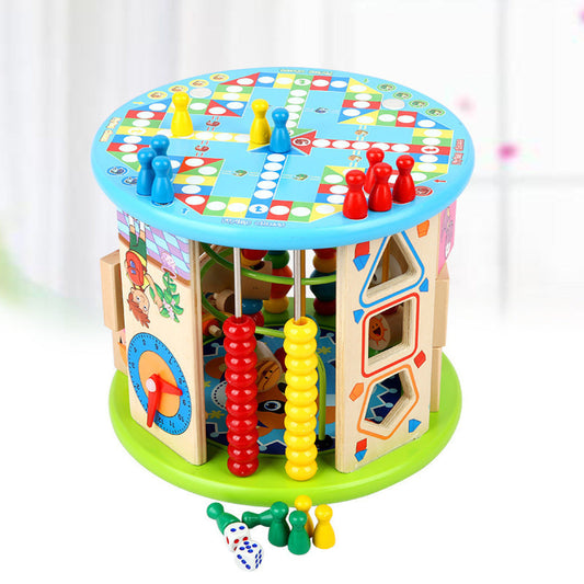 Wooden Puzzle Treasure Box 10-in-One