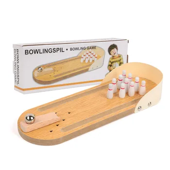 Wooden Mini Bowling Set