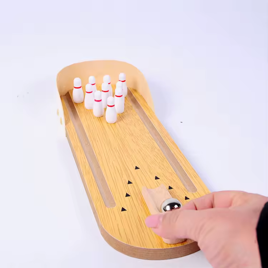 Wooden Mini Bowling Set