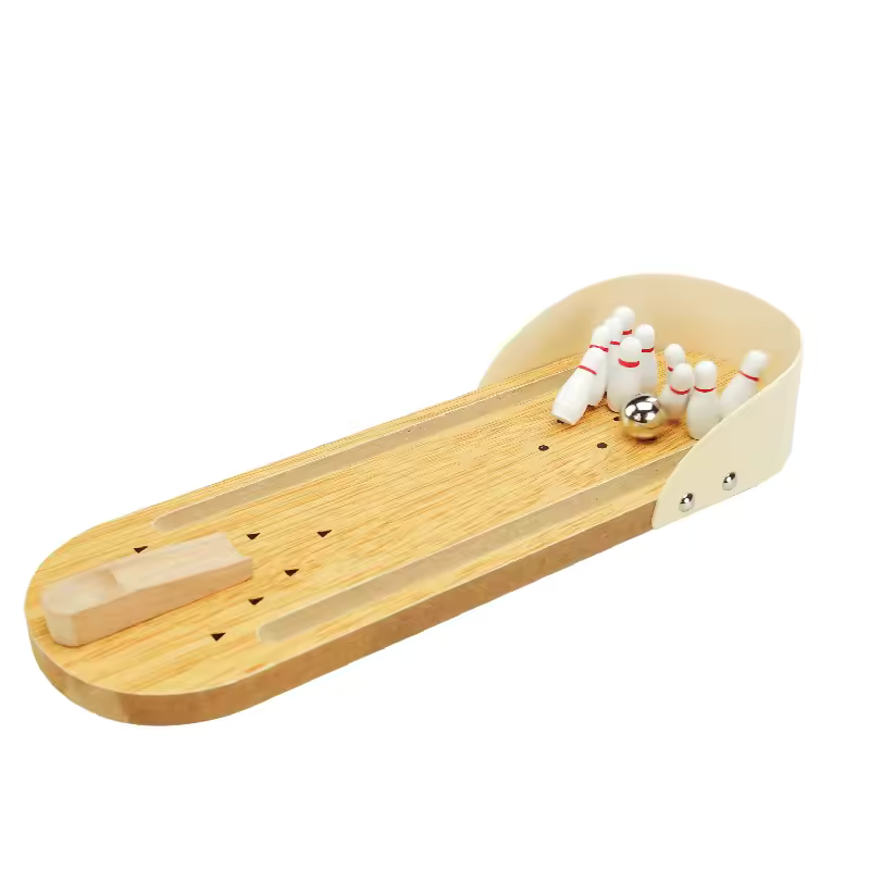 Wooden Mini Bowling Set