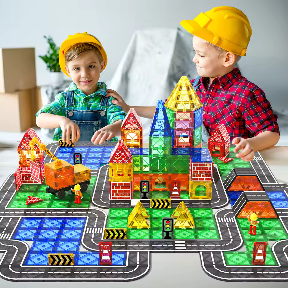 Magnetic Tiles Road Set