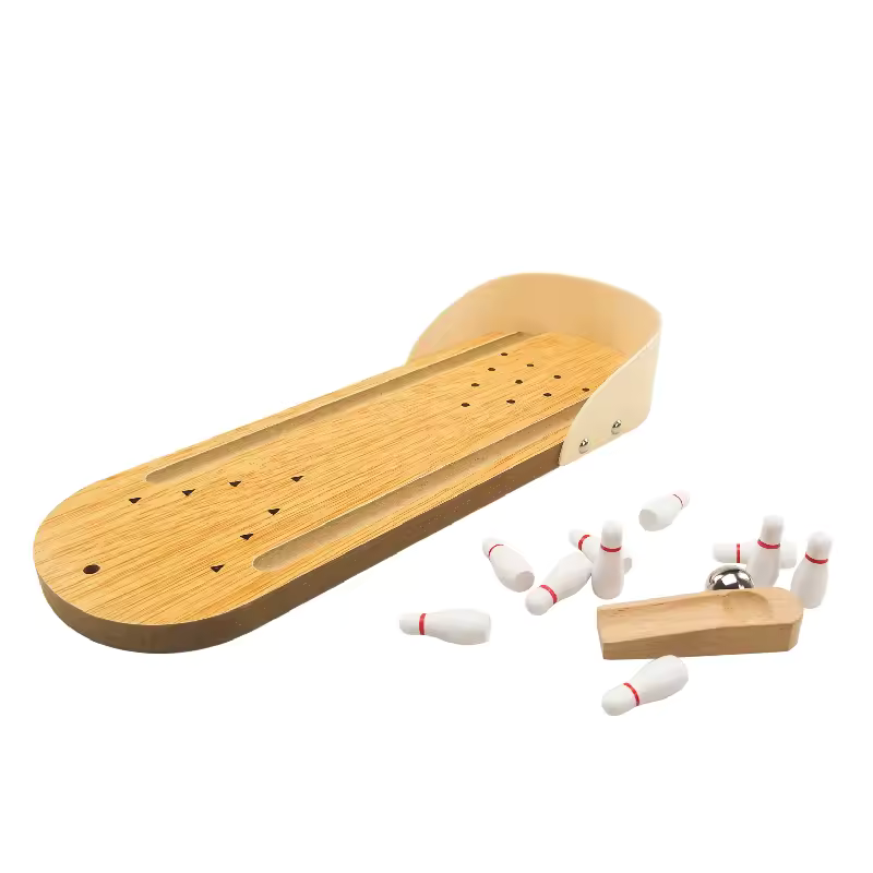 Wooden Mini Bowling Set